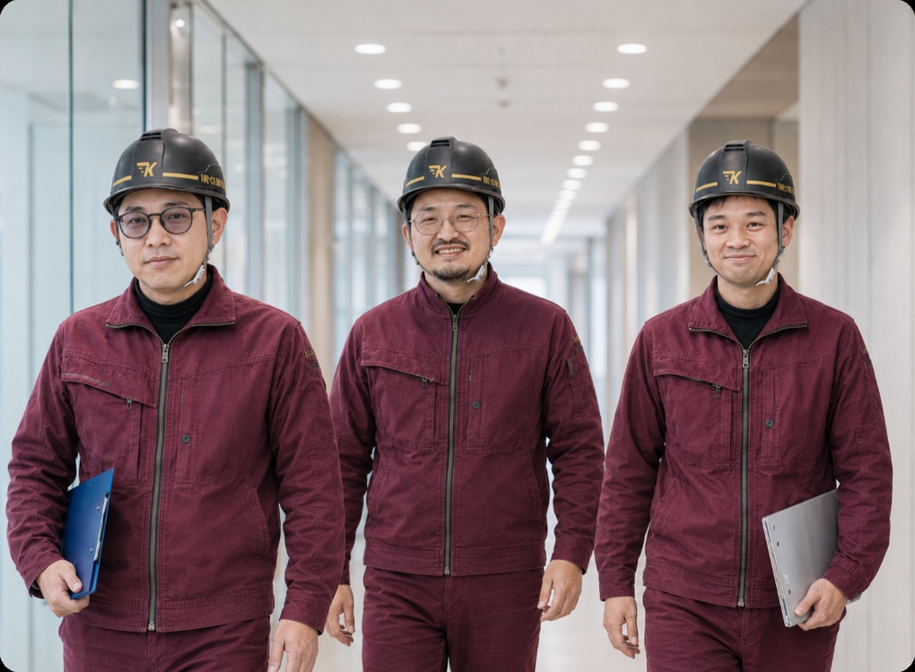 先輩と一緒に成長できるチーム体制